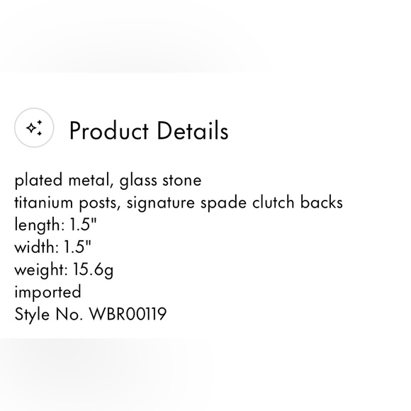 Kate spade adore-ables earrings - Picture 5 of 5